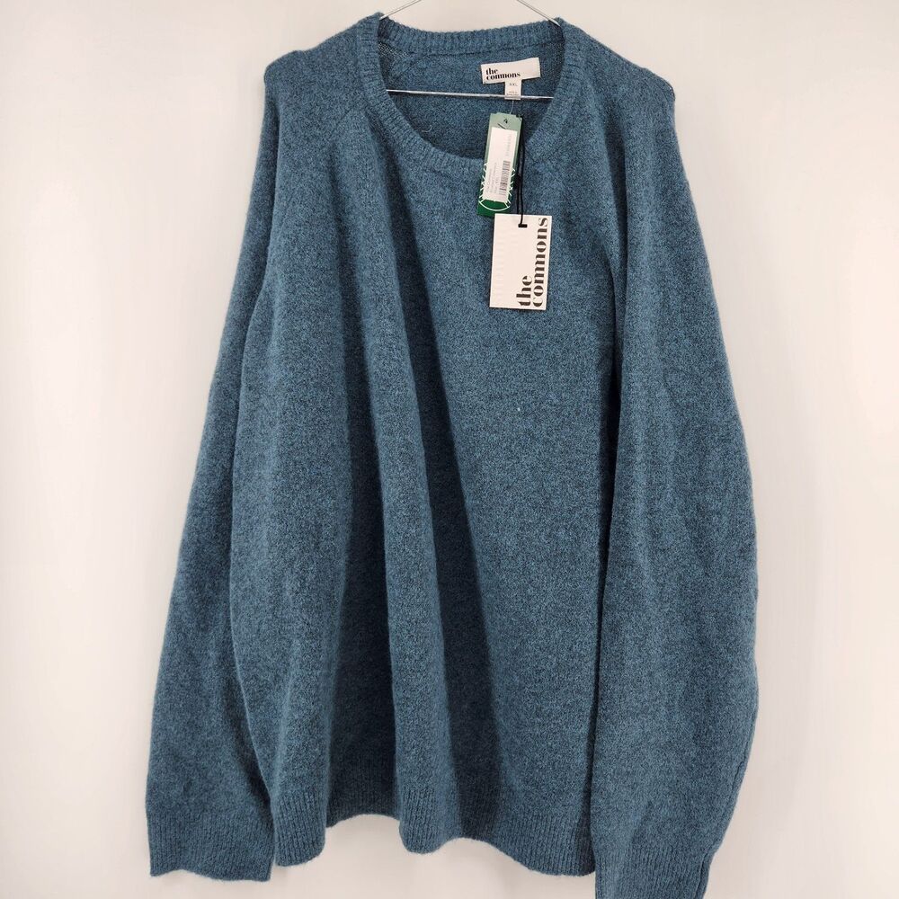 The Commons Men's Blue‎ XXL Brushed Crewneck Sweater NWT